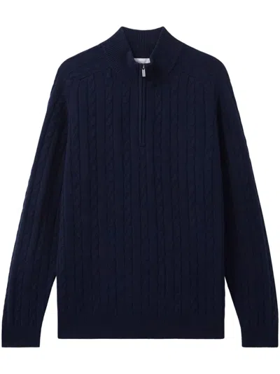 Pringle Of Scotland Wool Jumper In Blue