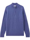 Pringle Of Scotland Wool Sweater In Blue