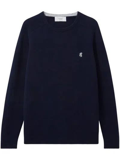 Pringle Of Scotland Wool Jumper In Blue