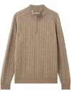 Pringle Of Scotland Wool Sweater In Neutrals