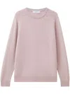 Pringle Of Scotland Wool Sweater In Pink