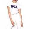 Prinkshop 1973 Retro Tee In White In White