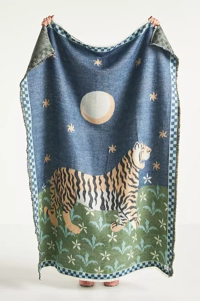 Printed Goods Cotton Jacquard Throw