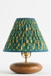 Printed Goods Ruched Empire Lamp Shade In Blue