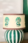Printed Goods Snake 16" Drum Lamp Shade In Sand