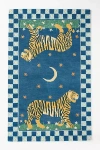 Printed Goods Tiger Hand-tufted Wool Rug