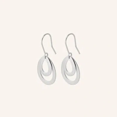 Printer And Tailor Pernille Corydon Mini Double Drop Earrings In Metallic