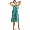 Printfresh Back To Bed Nightgown In Green