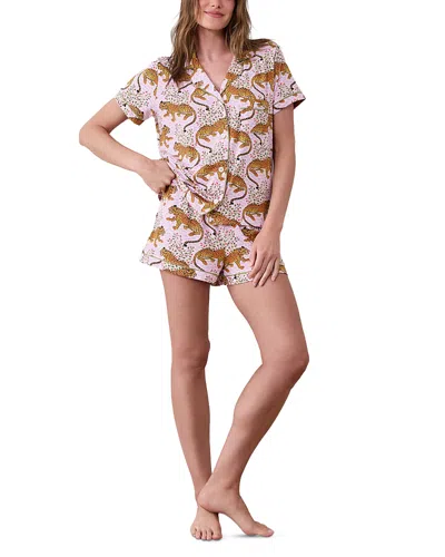 Printfresh Bagheera Knit Short Pajama Set In Multi