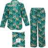 Printfresh Bagheera Long Set Forest In Green