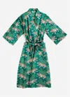 Printfresh Bagheera Robe Forest In Green