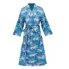 Printfresh Bagheera Robe Indigo In Blue