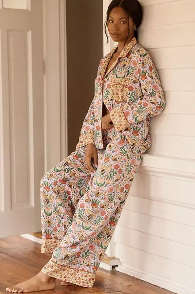 Printfresh Bee Tapestry Eco Satin Soho Sleep Set In Multi