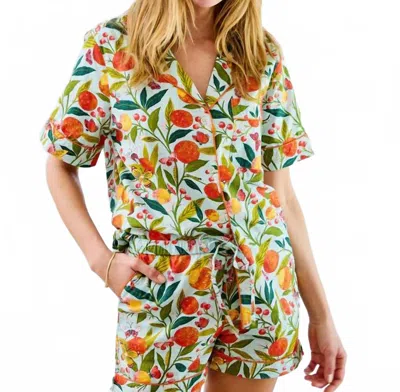 Printfresh Butterfly Grove Pajama Shorts In Multi