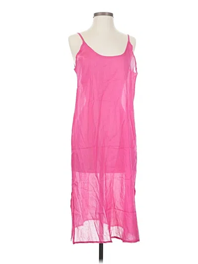 Pre-owned Printfresh Casual Dress In Pink