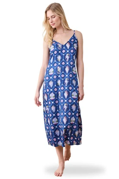 Printfresh Chic To Sleep Nightie In Navy