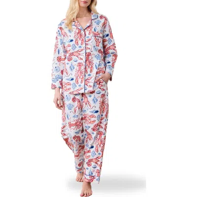 PRINTFRESH PRINTFRESH COTTON POPLIN PAJAMAS