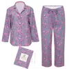Printfresh Flamenco Long Sleep Set Fuchsia In Purple