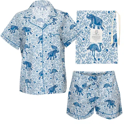 Printfresh Flamenco Short Sleep Set Pale Blue