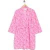 Printfresh Getting Ready Robe In Party Pink