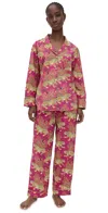 Printfresh Long Pj Set Bagheera/hot Pink In Bagheera/hot Pink