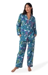 Printfresh Long Pj Set In Blue