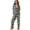 Printfresh Long Pj Set In Green