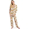Printfresh Long Pj Set In Neutral