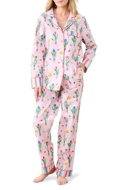 Printfresh Long Sleeve Organic Cotton Pajamas Set In Multi