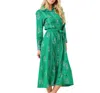 Printfresh Meredith Midi Dress In Bouquet Blossoms