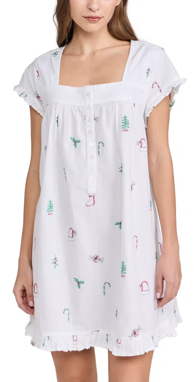 Printfresh Pintuck Nightgown Embroidered Sweet Wishes/cld