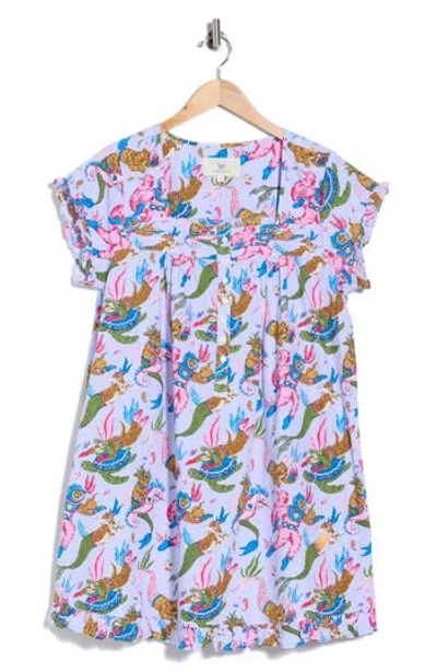 Printfresh Pintuck Nightgown In Lavender Sorbet