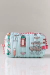 Printfresh Quilted Pouch In Blue