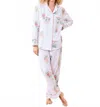 Printfresh Seed Packets Long Pajama Set In Cloud In White