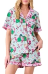 Printfresh Short Organic Cotton Pajamas Set In Multi