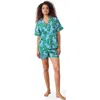 Printfresh Short Pj Set In Green