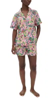 Printfresh Shorts Pj Set Kitchen Garden/rose