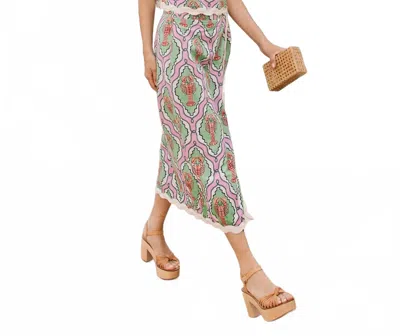 Printfresh Sophie Two Piece Set In Pink Mojito In Green