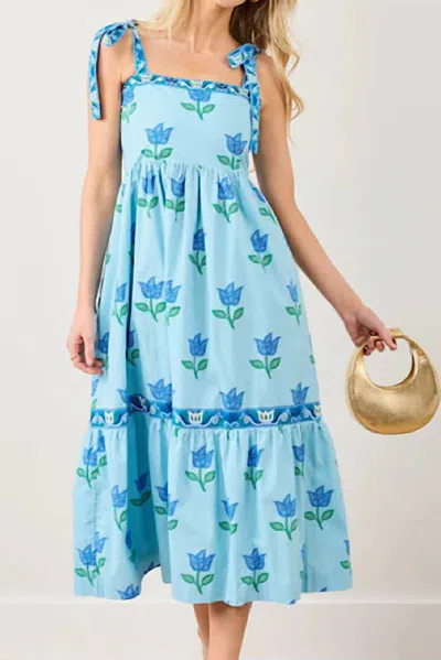 Printfresh The Way Around Dress In Tulip Bloom