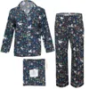 Printfresh Unicorn's Garden Long Set Indigo