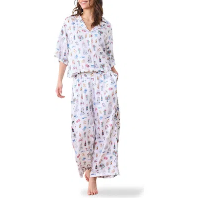Printfresh Wildest Dreams Pajamas In White