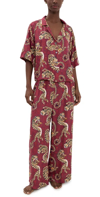 Printfresh Wildest Dreams Set Twisted Tiger/merlot