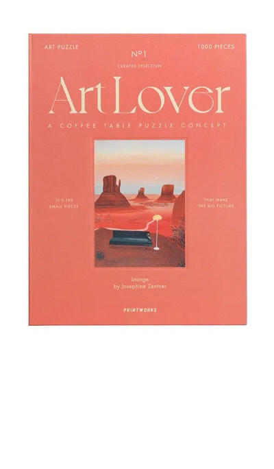 Printworks Art Lover Book Puzzle 1000 Pieces In Orange