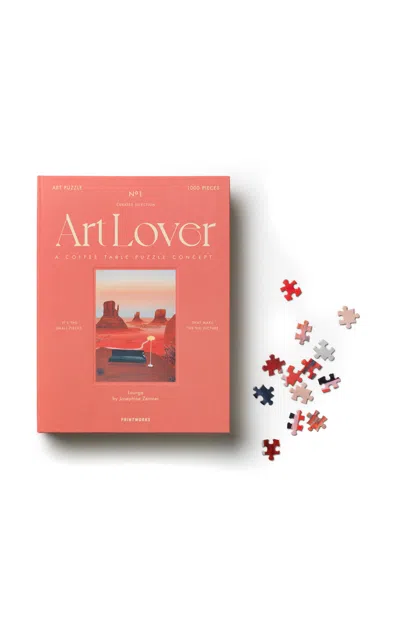 Printworks - Art Lover Book Puzzle - Lounge; 1000 Pcs - Multi