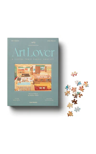 Printworks - Art Lover Book Puzzle - Part And Whole; 1000 Pcs - Multi In Blue