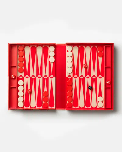 Printworks Art Of Backgammon, Red/cream