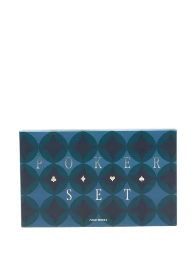 Printworks Art Of Poker Board Game In Blue