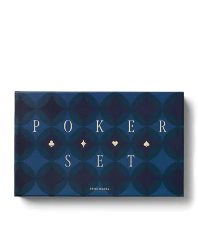 Printworks Art Of Poker Diamonds Set In Blue