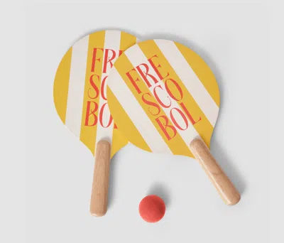 Printworks Beach Tennis - Frescobol In Yellow