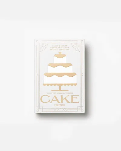 Printworks Cake Essentials Gift Set In White/gold